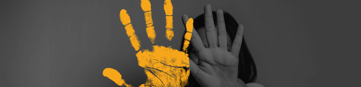 Gewalt gegen Frauen sichtbar machen. Symbolbild.