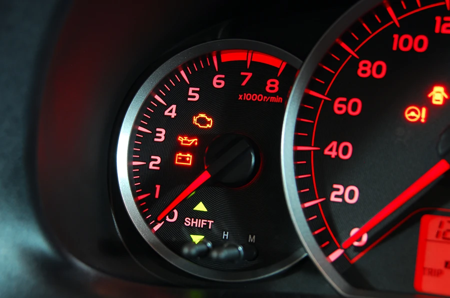 Nahaufnahme Auto Dashboard
