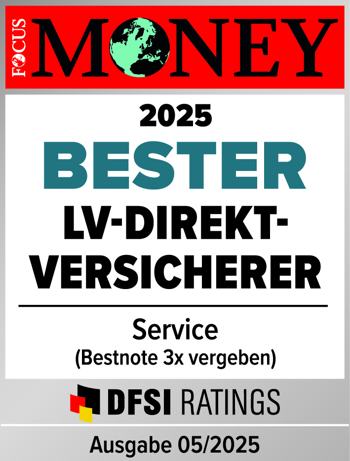 WGV als bester Risiko-Lebensversicherer ausgezeichnet! Focus Money, Ausgabe 05/2025