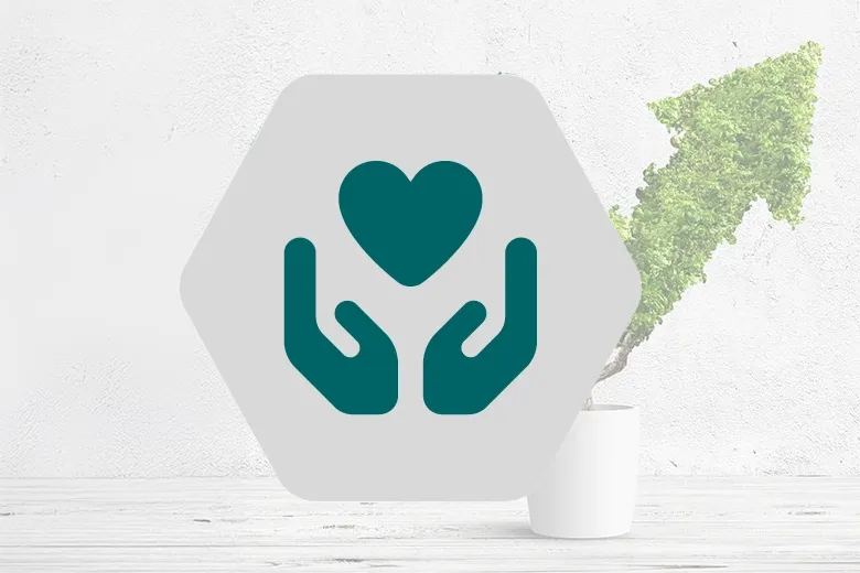 Symbol für Gesellschaftliches-Engagement