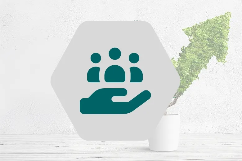 Symbol für Unternehmensfuehrung